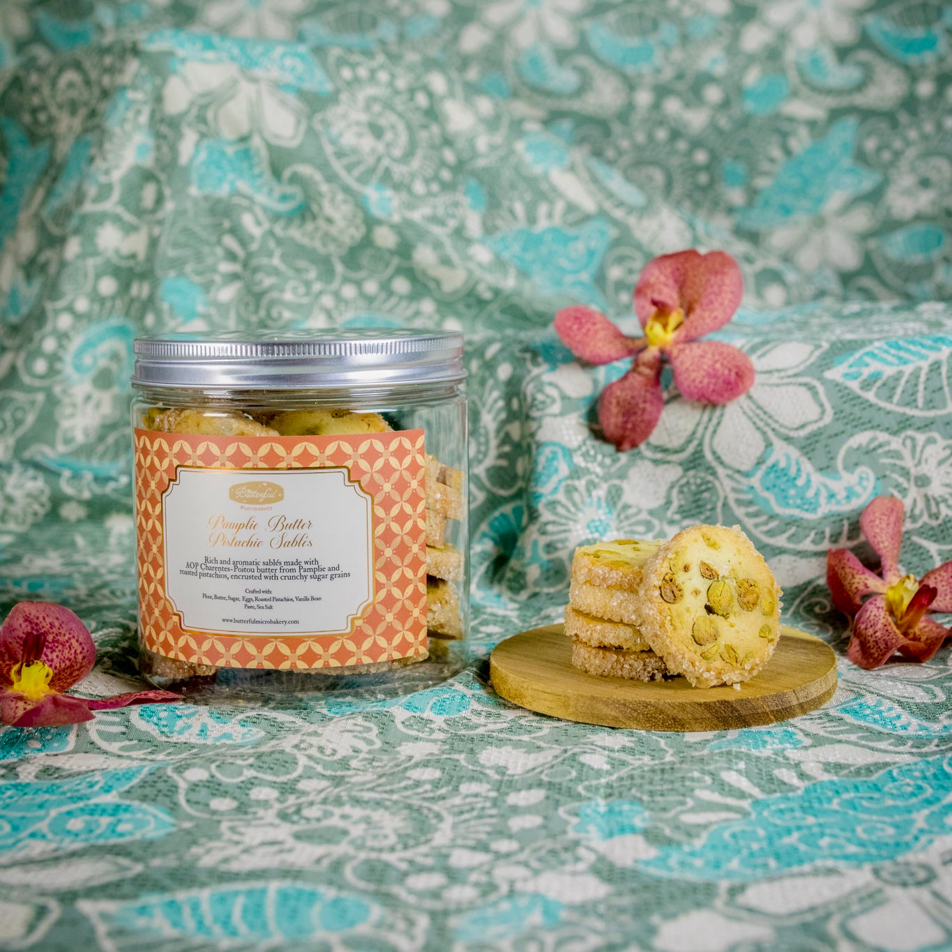 Pamplie Butter Pistachio Sablés