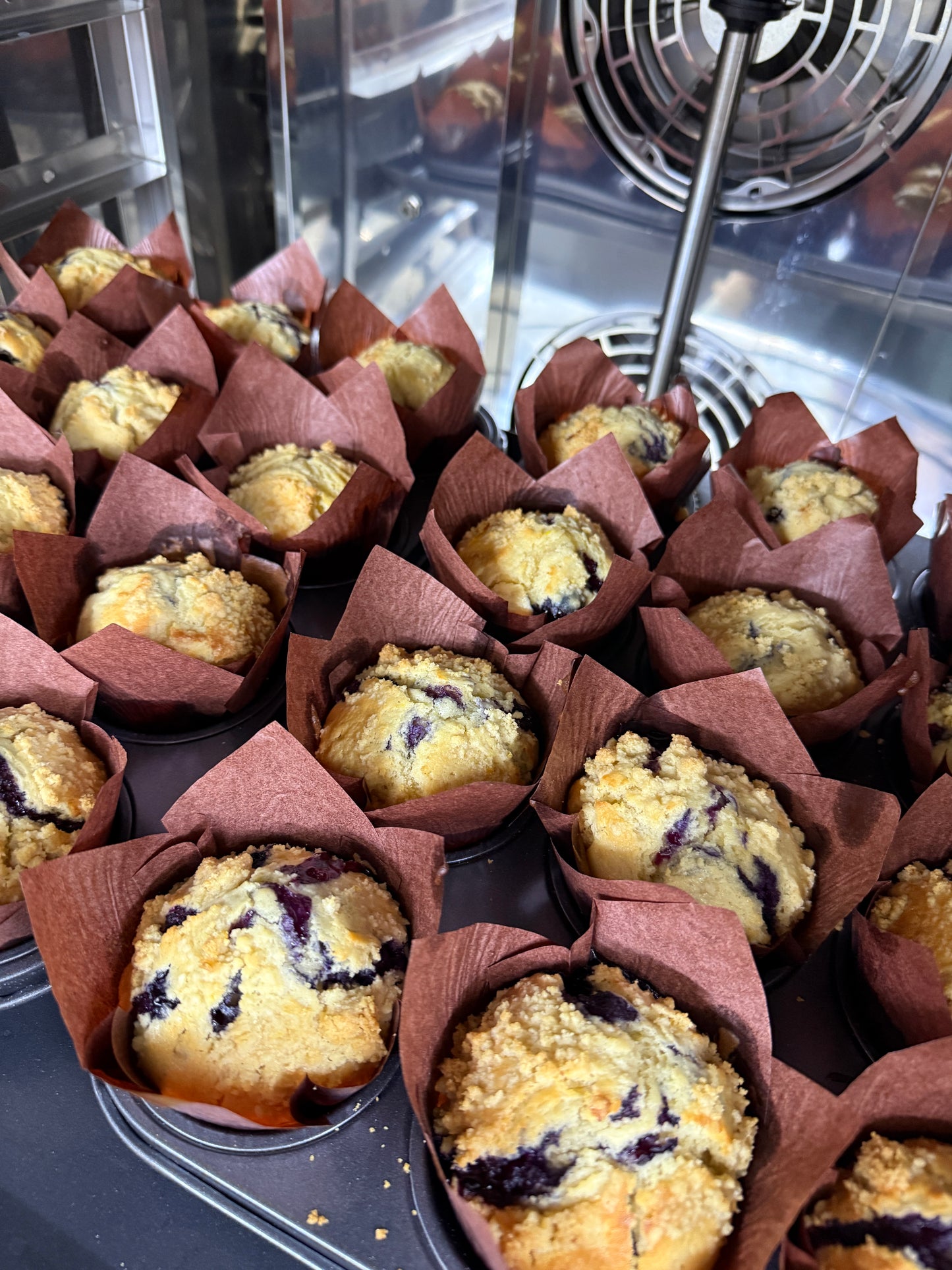 Blueberry Lemon Streusel Muffins