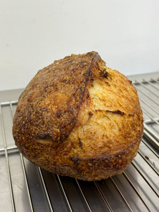 Jalapeño Cheddar Sourdough Loaf
