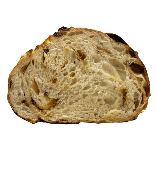 Cheese and Onion Sourdough Loaf